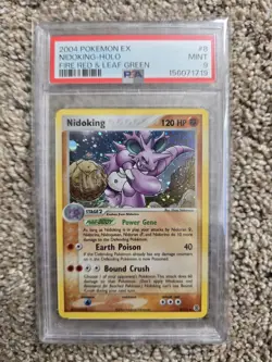 2004 POKEMON EX FIRE RED & LEAF GREEN #8 NIDOKING-HOLO PSA 9 - Image 3