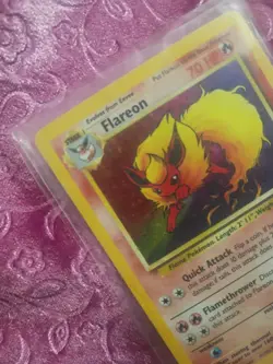 Pokemon Flareon Jungle #3 Holo Rare 1999 - Image 2
