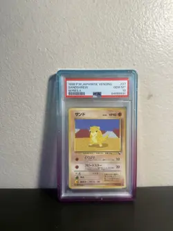 1998 POKEMON JAPANESE VENDING SERIES II #27 SANDSHREW PSA 10 - Image 1