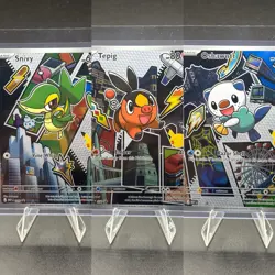 Pokemon First Partner Unova Series 2 Tepig Snivy Oshawott Set Black Star Promos - Image 1