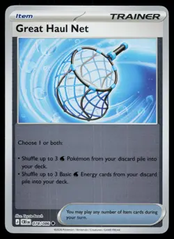 Great Haul Net Uncommon Reverse Holo Chaos Rising ME04 078/086 Pokemon NM 2026 - Image 1
