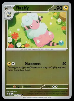 Flaaffy Common Reverse Holo Chaos Rising ME04 028/086 Pokemon NM 2026 - Image 1