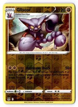 Gliscor 096/196 Reverse Holo Rare Lost Origin Pokemon NM - Image 1