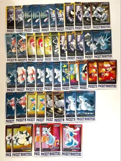 Pokemon 1997 Bandai Carddass Regular Lot 100 Card Japanese Vintage Rare LP-MP - Image 2