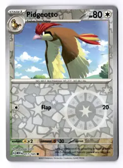 Pidgeotto 017/165 Reverse Holo Common 151 Pokemon NM - Image 1