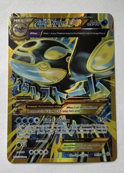 Pokemon TCG Near Mint Primal Kyogre EX 96/98 XY Ancient Origins Holo Full Art - Image 1