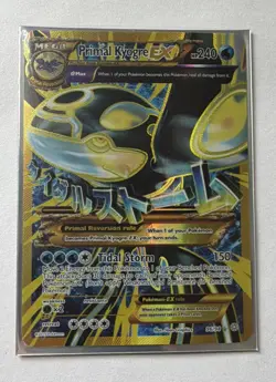 Pokemon TCG Near Mint Primal Kyogre EX 96/98 XY Ancient Origins Holo Full Art - Image 2