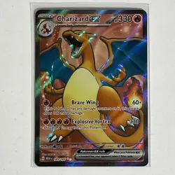 Near Mint Pokemon Charizard ex SV: Scarlet & Violet 151 Ultra Rare Holo #183/165 - Image 3