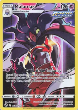 Malamar #TG06/TG30 - Silver Tempest Trainer Gallery Holo - Pokemon - Image 1