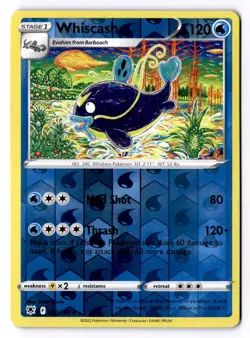 Whiscash 036/189 Reverse Holo Uncommon Astral Radiance Pokemon NM - Image 1