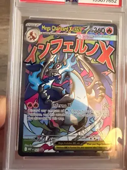 2025 POKEMON MEP EN-ME BLACK STAR PROMO #023 MEGA CHARIZARD X EX PSA 10 - Image 5