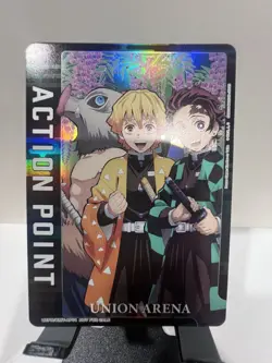 Union Arena Card Action Point Foil English Demon Slayer UEPR/KMY-AP01 - Image 1