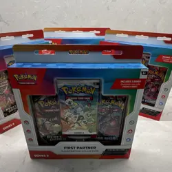 4 boxes of Pokemon First Partner Illustration Collection Series 2 Sealed English - Image 2