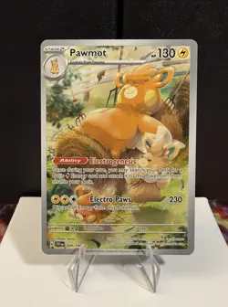 Pokemon Scarlet and Violet Base Set Pawmot 209/198 - Image 1