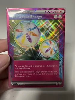Pokemon TCG Neo Upper Energy 162/162 SV05 Temporal Forces Secret Rare Holo EN - Image 1