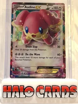PACK FRESH Audino EX 84/124 Pokemon XY Fates Collide Ultra Rare Card G - Image 1