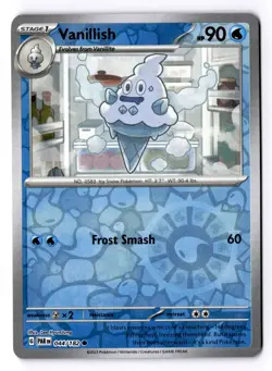 Vanillish 044/182 Reverse Holo Common Paradox Rift Pokemon NM - Image 1