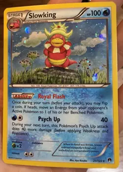 Slowking 21/122 COSMOS ALTERNATE HOLO Rare BREAKpoint Pokemon NM-/LP+ - Image 1