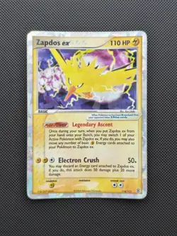 Zapdos ex 116/112 - Pokemon TCG - EX FireRed & LeafGreen - Holo - *MP - Image 1