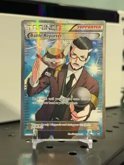 Pokemon TCG Battle Reporter Furious Fists Holo Full Art Ultra Rare Card 109/111 - Image 1