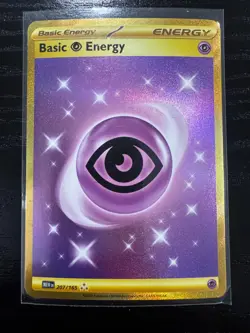2023 Pokemon Scarlet & Violet Secret Rare Basic Psychic Energy #207/165 - Image 1