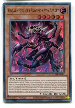Yu-Gi-Oh! Unbarmherziger Skorpion von Serket Ultra Rare MZTM-DE002 - Image 1