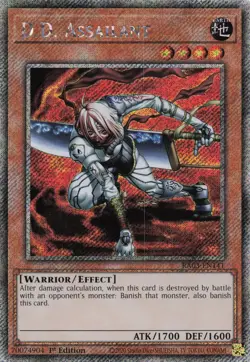 Yugioh RA03-EN141 - D.D. Assailant - Platinum Secret Rare - Image 1