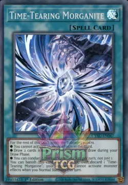 1st ed Time-Tearing Morganite super rare CYAC-EN067 Yugioh - Image 1