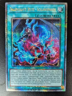 Yu-Gi-Oh! AGOV-DE057 Erbsundhafte Beute - Schlangenauge QCSR NM DE - Image 1