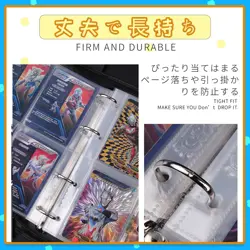 SUSWIM 9 pockets can store 900 cards Trading card album file Portable zipper car - Image 4