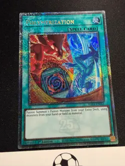 Polymerization (Hero Art) - Quarter Century Secret Rare RA03-EN051 - YuGiOh - Image 2
