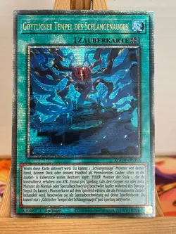 Gottlicher Tempel Des Schlangenauges AGOV-DE056 Quarter SCR Deutsch NM YUGIOH - Image 1