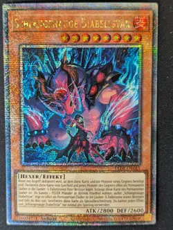 Schlangenauge Diabellstar LEDE-DE011 QCR NM Deutsch YUGIOH - Image 1