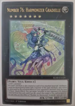 YuGiOh Number 76: Harmonizer Gradielle Ultra Rare 1st Edition BLHR-EN029 - Image 1