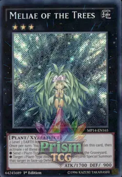 1st ed Meliae of the Trees secret rare MP14-EN165 Yugioh - Image 1