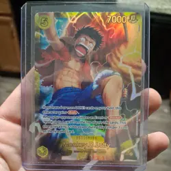 Monkey D Luffy (SEC) OP15-119 Adventure on Kami's Island ENGLISH One Piece TCG - Image 1