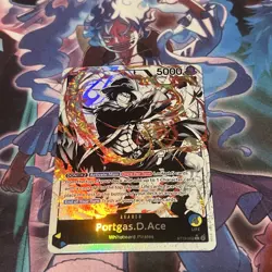 PORTGAS D ACE - One Piece ST13-002 - AAL Alt Art Leader - Three Brothers Deck - Image 2