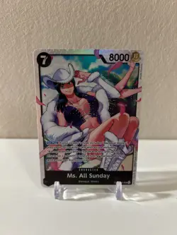 One Piece OP14: The Azure Sea’s Seven Ms. All Sunday OP14-084 Super Rare NM - Image 1