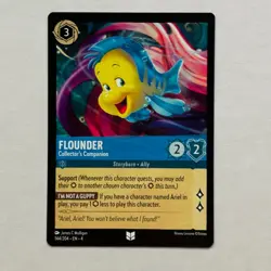 Flounder 144/204 Disney Lorcana Ursula's Return Regular Uncommon Card NM - Image 1