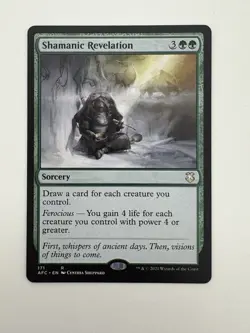 Shamanic Revelation MTG Magic the Gathering Card NM Near Mint AFC - Image 1