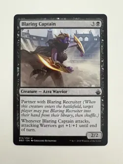 Blaring Captain MTG Magic the Gathering Card NM Near Mint BBD - Image 1