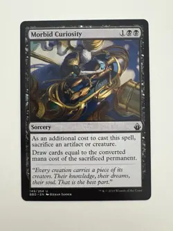 Morbid Curiosity MTG Magic the Gathering Card NM Near Mint BBD - Image 1