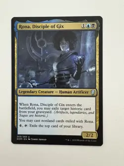 Rona Disciple of Gix MTG Magic the Gathering Card NM Near Mint DOM - Image 1