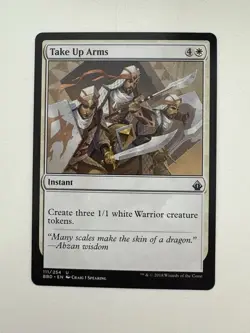Take Up Arms MTG Magic the Gathering Card NM Near Mint BBD - Image 1