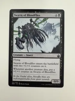 Swarm of Bloodflies MTG Magic the Gathering Card NM Near Mint BBD - Image 1
