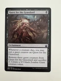 Quest for the Gravelord MTG Magic the Gathering Card NM Near Mint BBD - Image 1