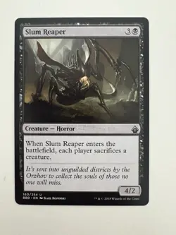 Slum Reaper MTG Magic the Gathering Card NM Near Mint BBD - Image 1