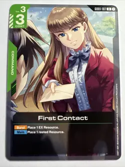 GUNDAM Card Game GD01-107 First Contact U -Newtype Rising- - Image 1