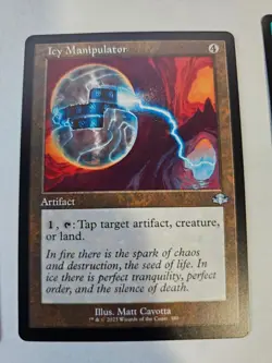 MTG - Icy Manipulator Retro frame - Dominaria Remastered - Image 1