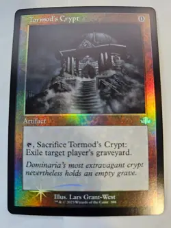 MTG - Tormod's Crypt FOIL Retro frame - Dominaria Remastered - Image 1